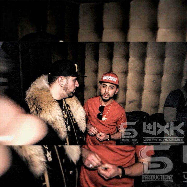 Night out with the UXK and S Productionz logos