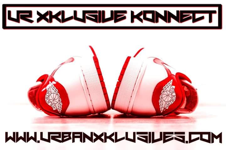 UR XKLUSIVE KONNECT banner with red and white sneakers
